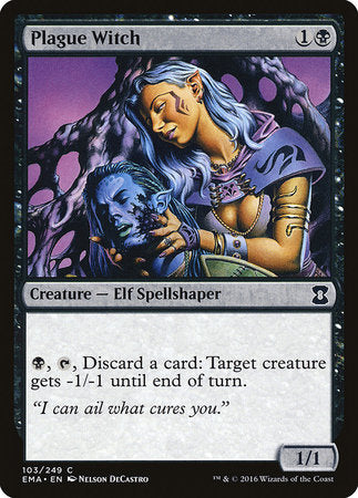 Plague Witch [Eternal Masters] | Jomio and Rueliete's Cards and Comics