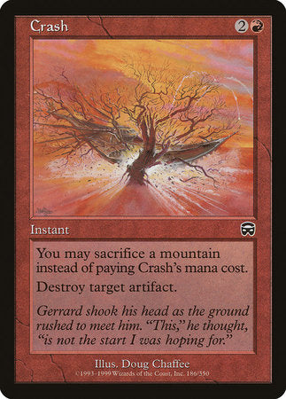 Crash [Mercadian Masques] | Jomio and Rueliete's Cards and Comics