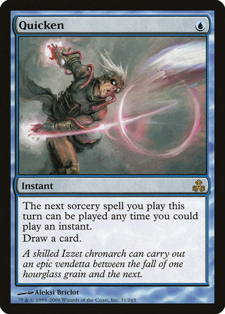 Quicken [Guildpact] | Jomio and Rueliete's Cards and Comics