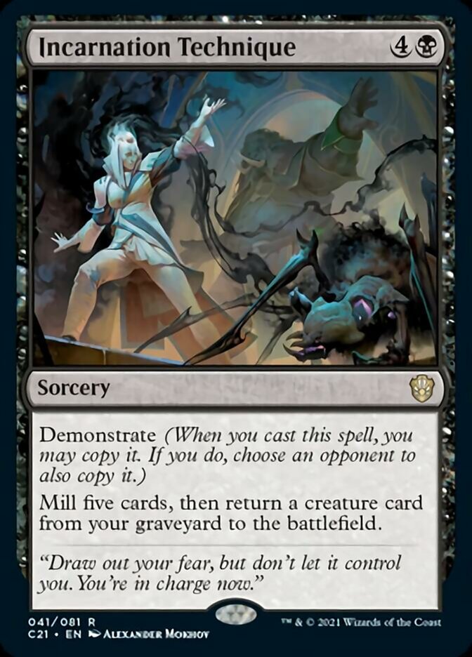 Incarnation Technique [Commander 2021] | Jomio and Rueliete's Cards and Comics