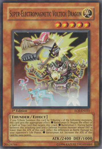 Super-Electromagnetic Voltech Dragon [EOJ-EN031] Super Rare | Jomio and Rueliete's Cards and Comics