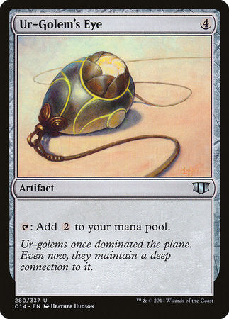 Ur-Golem's Eye [Commander 2014] | Jomio and Rueliete's Cards and Comics