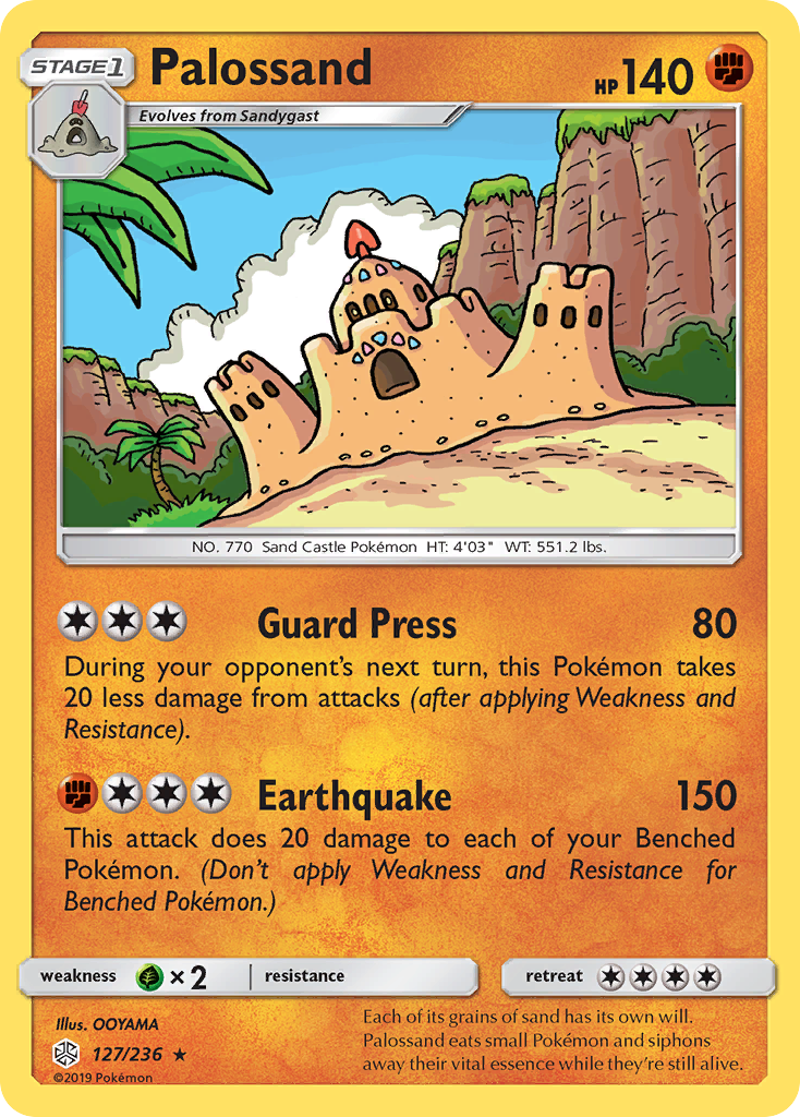 Palossand (127/236) [Sun & Moon: Cosmic Eclipse] | Jomio and Rueliete's Cards and Comics
