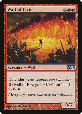 Wall of Fire [Magic 2010] | Jomio and Rueliete's Cards and Comics