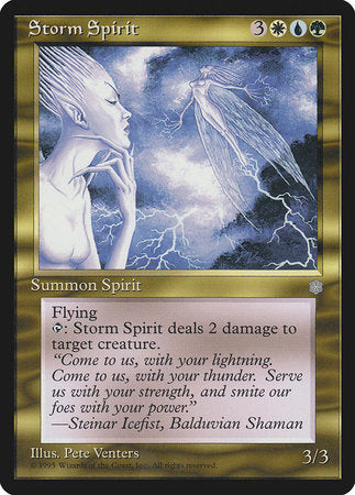 Storm Spirit [Ice Age] | Jomio and Rueliete's Cards and Comics