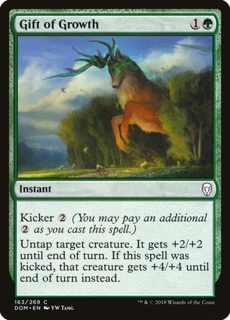 Gift of Growth [Dominaria] | Jomio and Rueliete's Cards and Comics