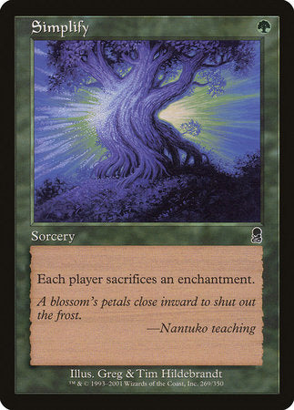 Simplify [Odyssey] | Jomio and Rueliete's Cards and Comics