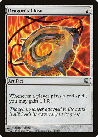 Dragon's Claw [Darksteel] | Jomio and Rueliete's Cards and Comics