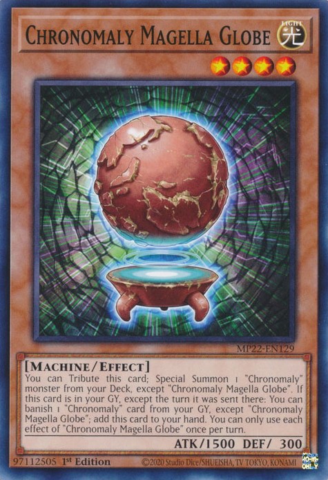 Chronomaly Magella Globe [MP22-EN129] Common | Jomio and Rueliete's Cards and Comics