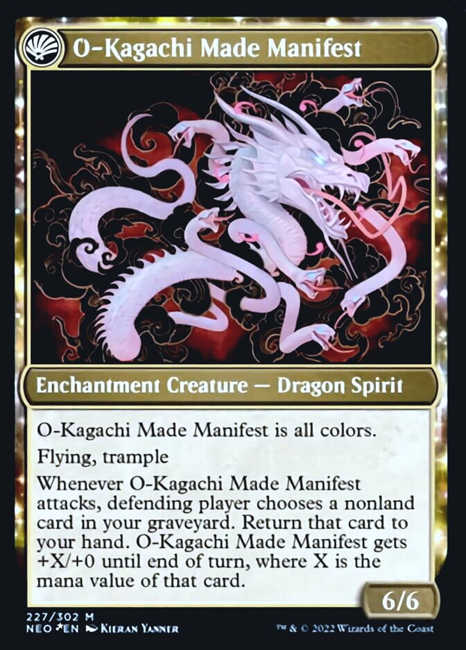 The Kami War // O-Kagachi Made Manifest [Kamigawa: Neon Dynasty Prerelease Promos] | Jomio and Rueliete's Cards and Comics