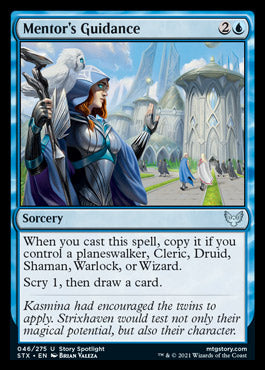 Mentor's Guidance [Strixhaven: School of Mages] | Jomio and Rueliete's Cards and Comics