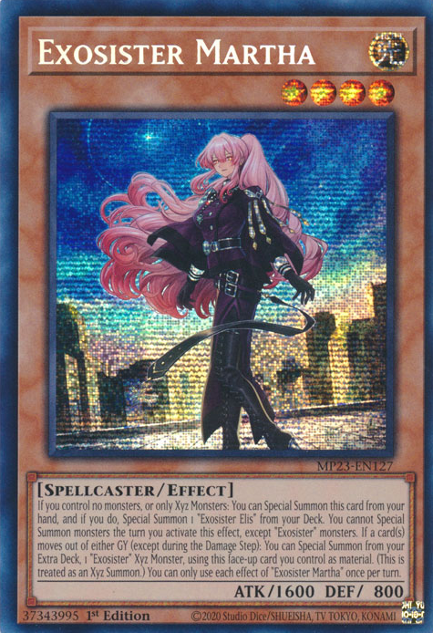 Exosister Martha [MP23-EN127] Prismatic Secret Rare | Jomio and Rueliete's Cards and Comics