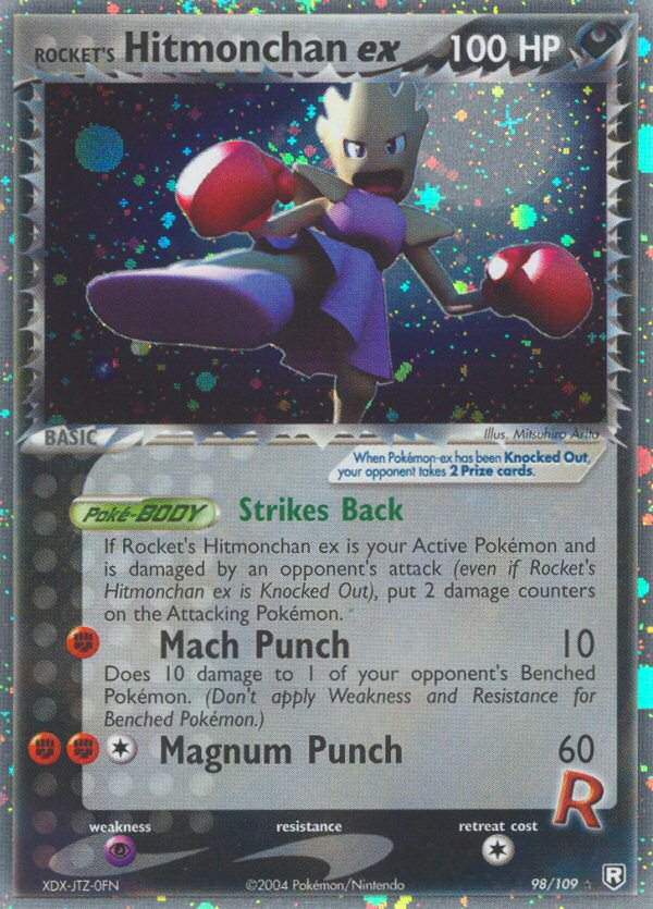 Rocket's Hitmonchan ex (98/109) [EX: Team Rocket Returns] | Jomio and Rueliete's Cards and Comics