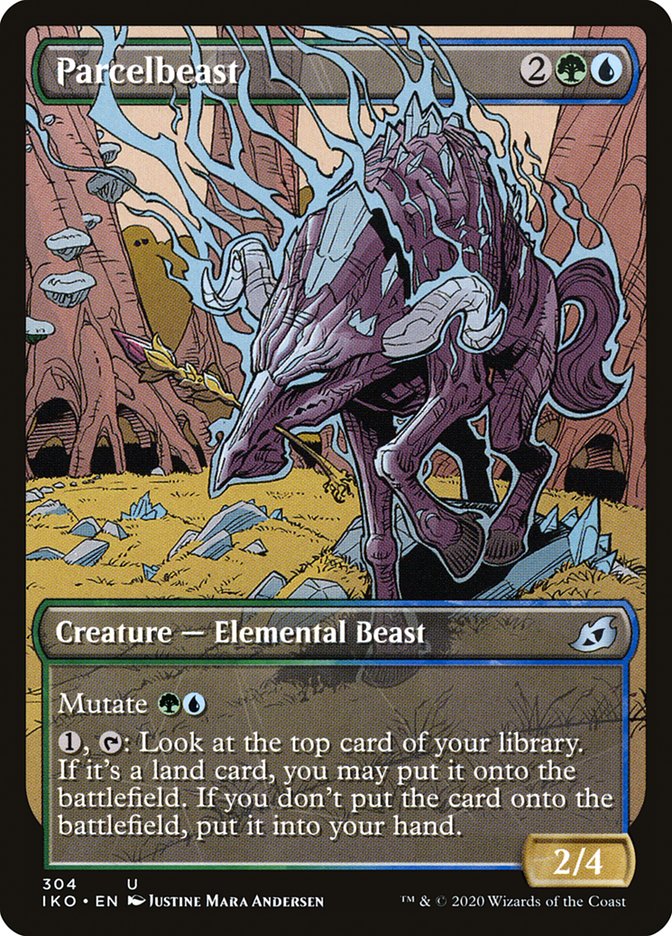 Parcelbeast (Showcase) [Ikoria: Lair of Behemoths] | Jomio and Rueliete's Cards and Comics