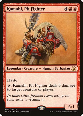 Kamahl, Pit Fighter [Duel Decks: Mind vs. Might] | Jomio and Rueliete's Cards and Comics