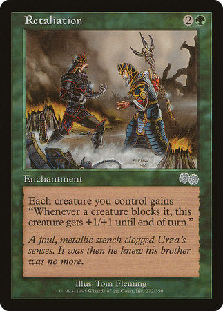 Retaliation [Urza's Saga] | Jomio and Rueliete's Cards and Comics