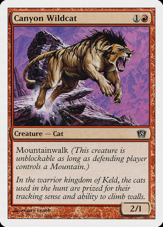 Canyon Wildcat [Eighth Edition] | Jomio and Rueliete's Cards and Comics