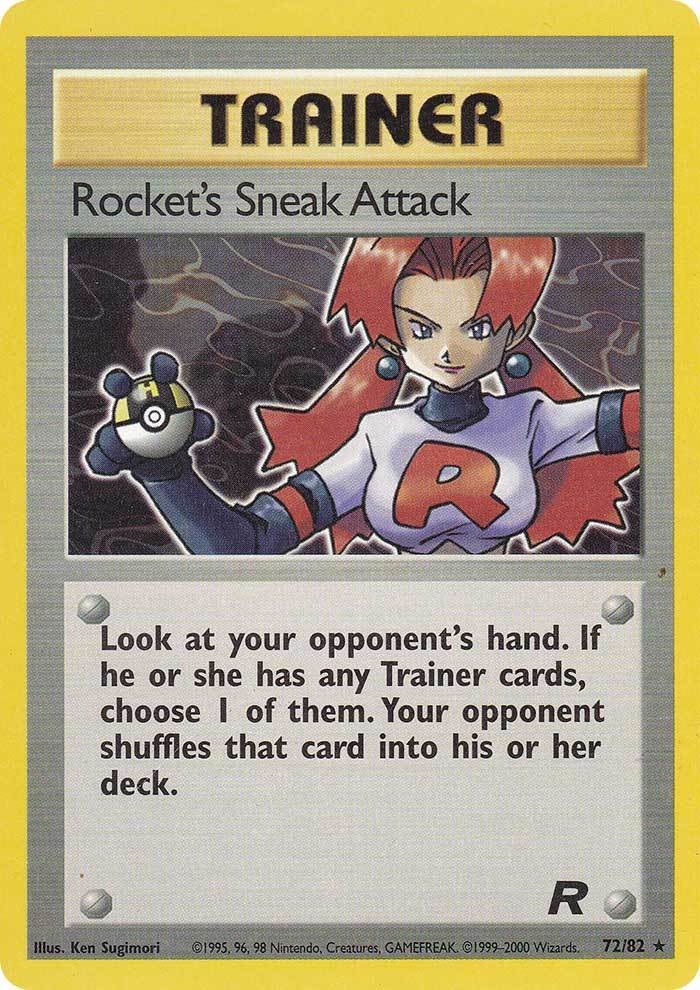 Rocket's Sneak Attack (72/82) [Team Rocket Unlimited] | Jomio and Rueliete's Cards and Comics