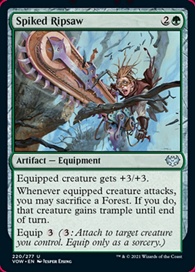 Spiked Ripsaw [Innistrad: Crimson Vow] | Jomio and Rueliete's Cards and Comics