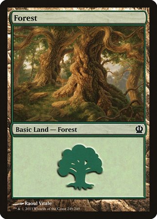 Forest (249) [Theros] | Jomio and Rueliete's Cards and Comics