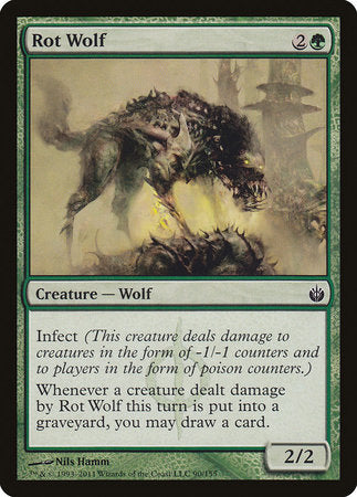 Rot Wolf [Mirrodin Besieged] | Jomio and Rueliete's Cards and Comics