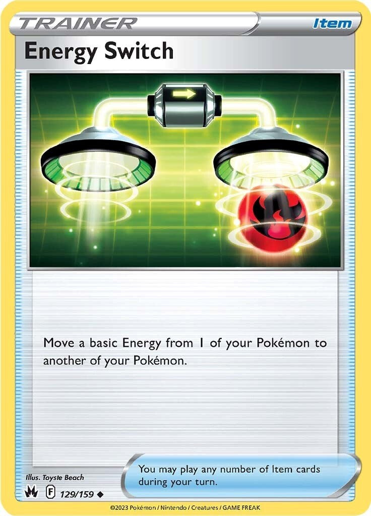 Energy Switch (129/159) [Sword & Shield: Crown Zenith] | Jomio and Rueliete's Cards and Comics
