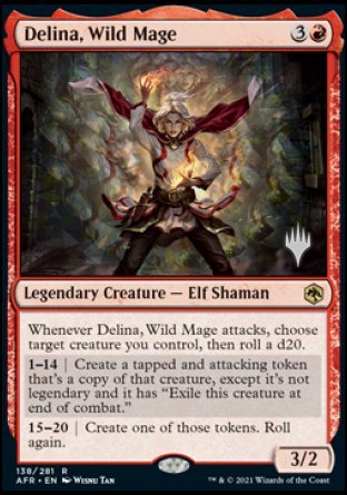 Delina, Wild Mage (Promo Pack) [Dungeons & Dragons: Adventures in the Forgotten Realms Promos] | Jomio and Rueliete's Cards and Comics