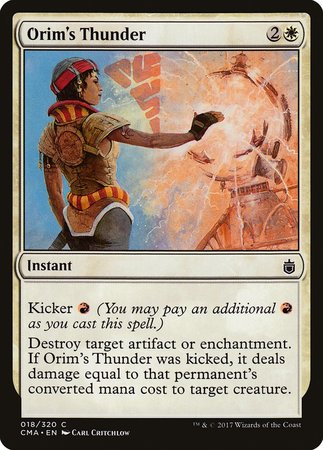 Orim's Thunder [Commander Anthology] | Jomio and Rueliete's Cards and Comics
