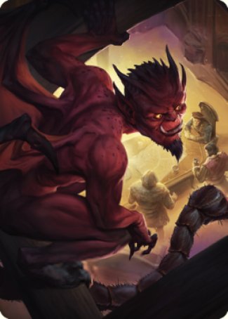 Nefarious Imp Art Card [Commander Legends: Battle for Baldur's Gate Art Series] | Jomio and Rueliete's Cards and Comics