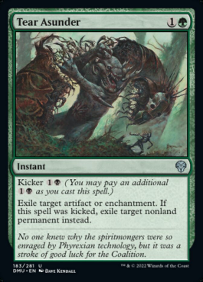 Tear Asunder [Dominaria United] | Jomio and Rueliete's Cards and Comics