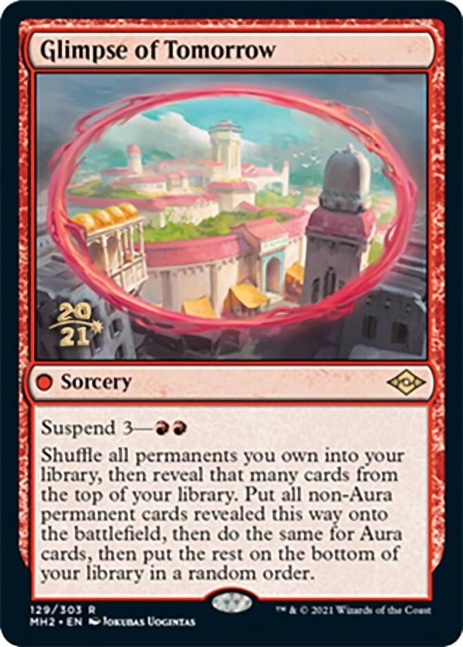 Glimpse of Tomorrow [Modern Horizons 2 Prerelease Promos] | Jomio and Rueliete's Cards and Comics