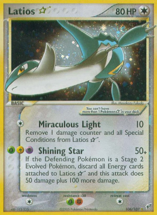 Latios Star (106/107) [EX: Deoxys] | Jomio and Rueliete's Cards and Comics