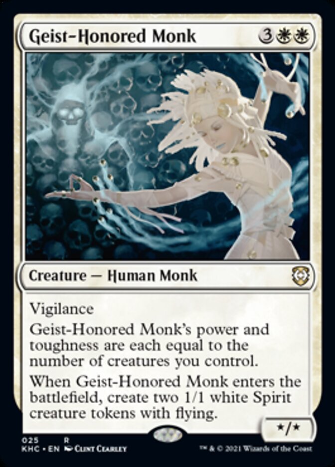 Geist-Honored Monk [Kaldheim Commander] | Jomio and Rueliete's Cards and Comics