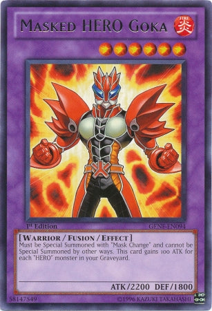Masked HERO Goka [GENF-EN094] Rare | Jomio and Rueliete's Cards and Comics
