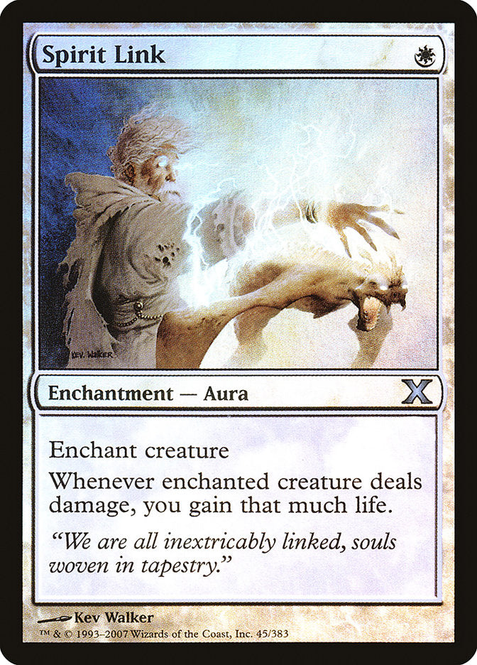 Spirit Link (Premium Foil) [Tenth Edition] | Jomio and Rueliete's Cards and Comics