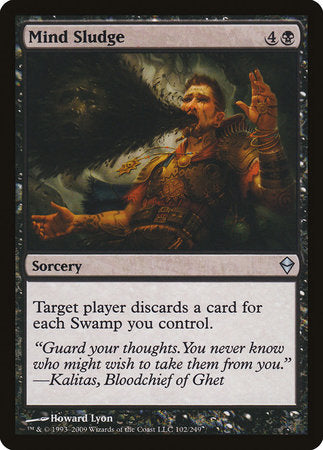 Mind Sludge [Zendikar] | Jomio and Rueliete's Cards and Comics