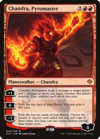 Chandra, Pyromaster [Archenemy: Nicol Bolas] | Jomio and Rueliete's Cards and Comics