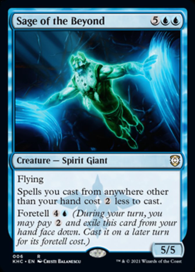 Sage of the Beyond [Kaldheim Commander] | Jomio and Rueliete's Cards and Comics