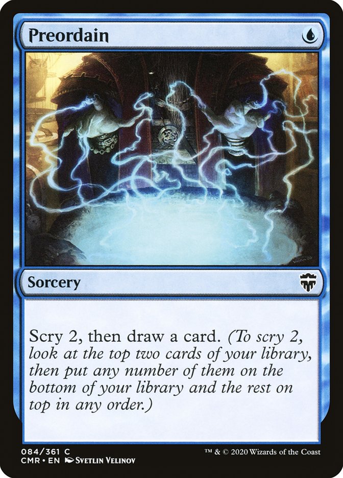 Preordain [Commander Legends] | Jomio and Rueliete's Cards and Comics