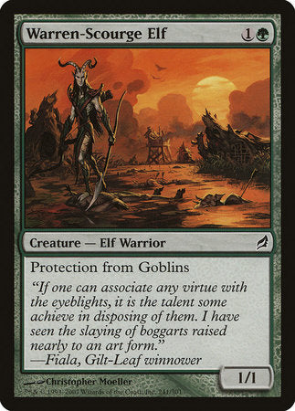 Warren-Scourge Elf [Lorwyn] | Jomio and Rueliete's Cards and Comics