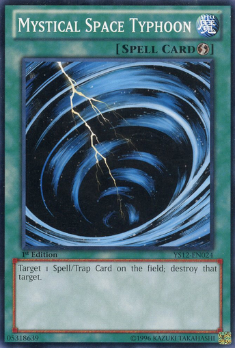 Mystical Space Typhoon [YS12-EN024] Common | Jomio and Rueliete's Cards and Comics