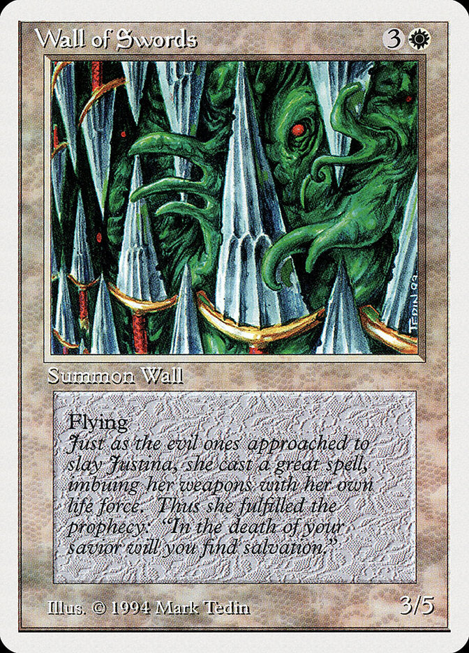 Wall of Swords [Summer Magic / Edgar] | Jomio and Rueliete's Cards and Comics