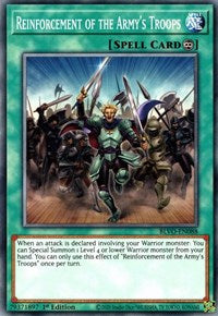 Reinforcement of the Army's Troops [BLVO-EN088] Common | Jomio and Rueliete's Cards and Comics
