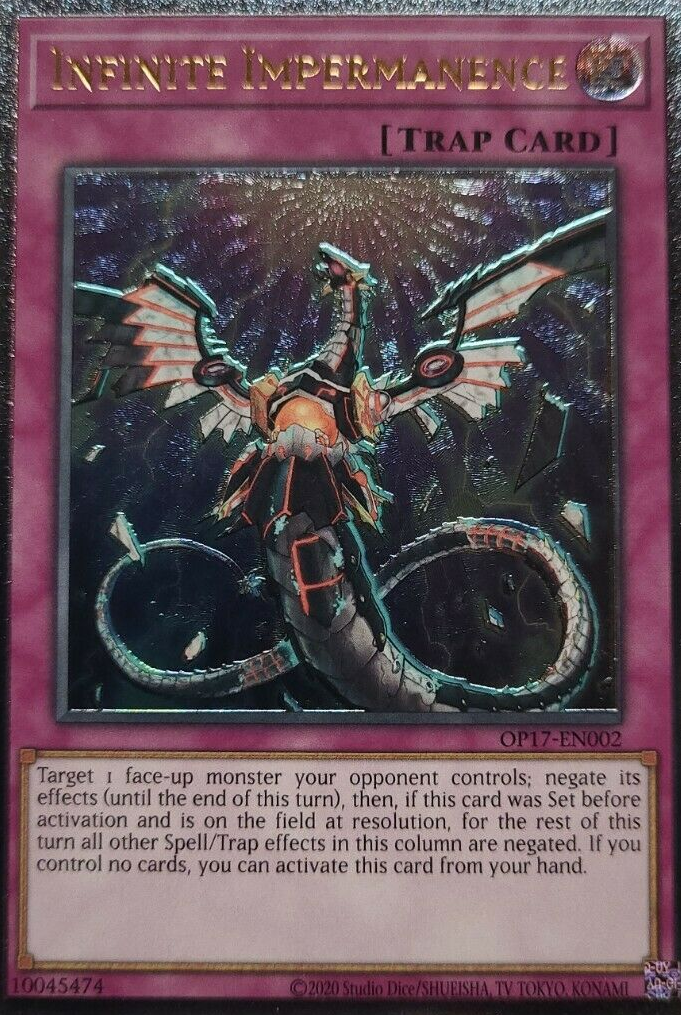 Infinite Impermanence [OP17-EN002] Ultimate Rare | Jomio and Rueliete's Cards and Comics
