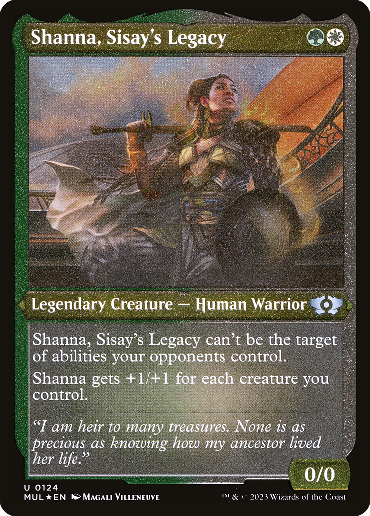 Shanna, Sisay's Legacy (Foil Etched) [Multiverse Legends] | Jomio and Rueliete's Cards and Comics