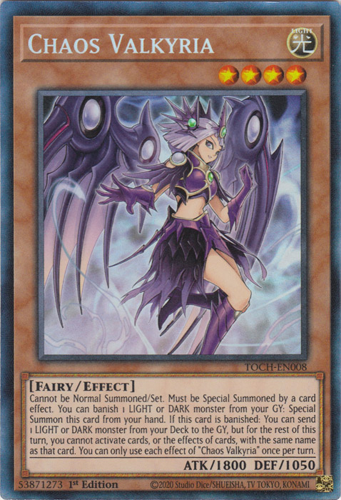 Chaos Valkyria (CR) [TOCH-EN008] Collector's Rare | Jomio and Rueliete's Cards and Comics