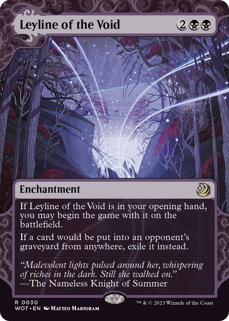 Leyline of the Void [Wilds of Eldraine: Enchanting Tales] | Jomio and Rueliete's Cards and Comics