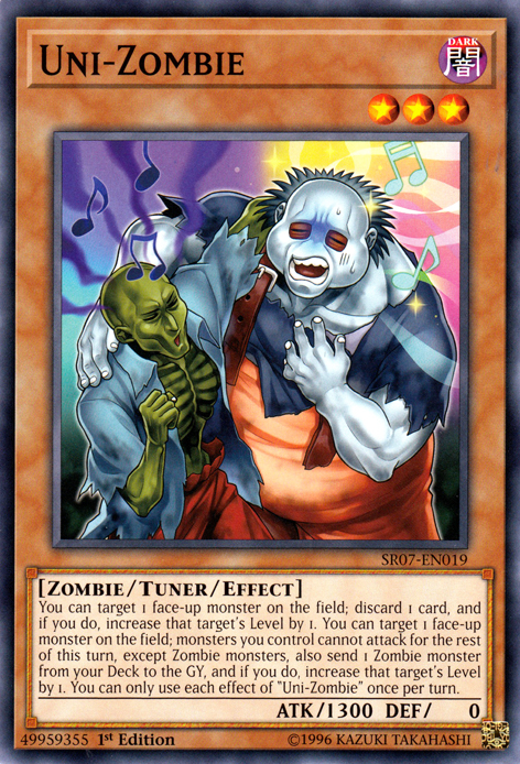 Uni-Zombie [SR07-EN019] Common | Jomio and Rueliete's Cards and Comics