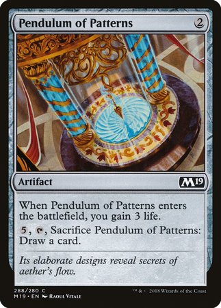 Pendulum of Patterns [Core Set 2019] | Jomio and Rueliete's Cards and Comics