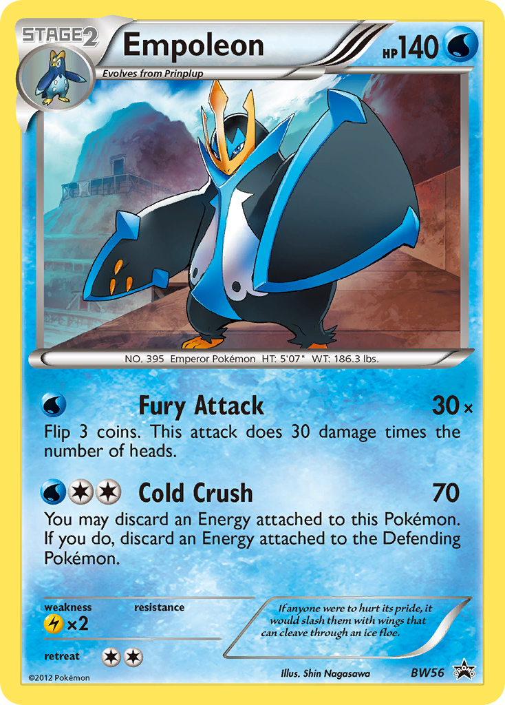 Empoleon (BW56) [Black & White: Black Star Promos] | Jomio and Rueliete's Cards and Comics